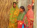 A vida no campo na vila Klowimari Khalashi, em Khulna, Bangladesh