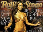 Jennifer Lopez, me de um casal de gmeos, na capa da revista Rolling Stone 