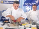 O Chef Eraldo Machado mostrou segredos da gastronomia francesa