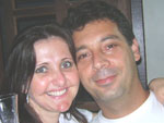 Silvia e Jos� Roberto comemorando a chegada de 2009
