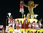 Com nota dez de todos os jurados no ltimo quesito, Alegorias, a Imperadores do Samba  a campe do Carnaval de Porto Alegre, com 239,4 pontos.