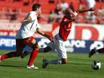 Guiazu mostrou raa durante a partida