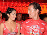 Camila Alves e Matthew McConaughey curtiram o carnaval no Brasil
