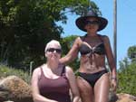 &quot;Em Cachoeira de Bom Jesus, continuao de canasvieiras, nas pedras que enfeitam a praia&quot;