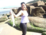  Elaine da Silva Cardoso na Prainha Guarda do Emba 