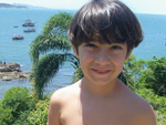 Esse menino lindo  o meu filho William, estvamos passando uns dias em Itapema e fomos conhecer outras praias em Bombinhas. Encontramos essa maravilhaaa