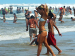 Feriado termina com dia de muito sol em Capo da Canoa