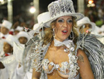 A rainha da bateria da Imperadores do Samba