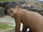 Meus filhos Maicon Douglas e Gabrieli vitria curtindo as frias