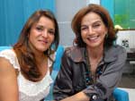 O projeto tambm  assinado por Chris Padilha,  direita na foto com Maira Maciel