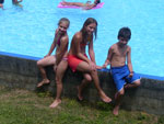 Crianada em camping em Abelardo Luz