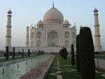 Taj Mahal. O monumento fica na cidade de Agra na ndia