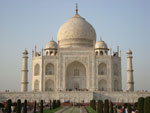 Taj Mahal. O monumento fica na cidade de Agra na ndia