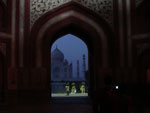 Taj Mahal. O monumento fica na cidade de Agra na ndia