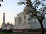 Taj Mahal. O monumento fica na cidade de Agra na ndia