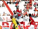 O goleiro Vanderlei foi destaque no time do Veranpolis