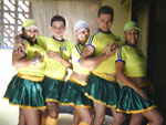 Thalia, Julio, Eduardo, Josi e Tay curtindo o Carnaval em Laguna