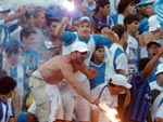 Torcida do Ava fazendo a festa na Ressacada