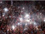 Torcida do JEC faz a festa na Arena