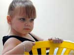 A joinvilense Maria Eduarda, de apenas 2 anos, participou de filme com a produtora paulista Dom Maior
