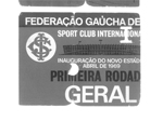Entrada de inaugurao do estdio 1 rodada, com Benfica, placar 1x0, foram 7 rodadas – Ilrio Paulo Schneider
