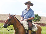 Eu, Jonas Andr Kondra, com meu pingo e meu cusco!