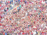 Torcida do JEC fazendo festa na Arena