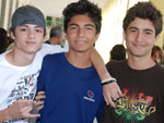 Eduardo dos Santos, Lucas Mellom e Leonardo Flores
