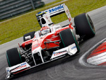 Timo Glock, da Toyota, ficou em terceiro no GP da Malsia