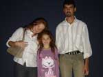 Fabiane (me), Vitoria e Marco Oliveira