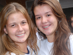 Bruna Gorgen e Nicole Borges