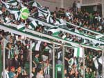A torcida do Juventude faz a festa antes do incio da partida no Alfredo Jaconi