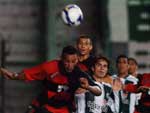 Lance da partida entre Juventude e Vitria, pela Copa do Brasil
