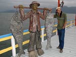 Pescador e o trapiche