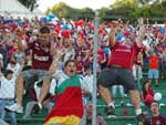 A torcida tambm comemora a classificao