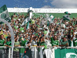 A torcida da Chapecoense fez uma bonita festa nas arquibancadas do ndio Cond