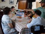 Assistente de direo Diego Martins com os atores