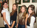 Marina Grazziotin, Giulia Magalhes, Luiza Modena e Laura Rossi