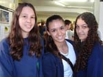 Leilani Reinicki Lopes, D�bora Gerardi e Gabrielly de Ara�jo
