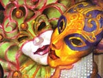 Carnevale I / pastel sobre tela / Veneza / 100x70 cm / 2002