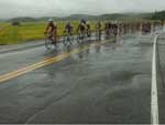 Primeira etapa — Foi feita debaixo de muita chuva e frio. Segundo os atletas, uma etapa bonita, e com dificuldades