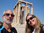 &quot;Templo de Zeus: aos ps da Acrpole, muito lindo&quot; - Adriana Reus e Jos Luiz Pradella Ache 