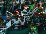 Torcida da Chapecoense comeando a fazer festa na Ressacada