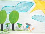 MARCELO ZACALUSNE, 10 anos, EBM Guilhermina Maria Veiga Ferreira, HERVAL D'OESTE