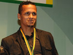 O gremista Souza (foto) e o colorado D'Alessandro ficaram com as medalhas do meio-campo