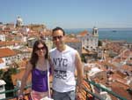 "Uma das melhores vistas da cidade est� na entrada do Castelo de S�o Jorge. O visual � lindo"