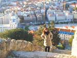 "Vista da torre do Castelo de S�o Jorge, em Lisboa"