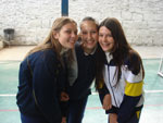 Ingrid Bonatto, Carine Longhi e Raiana Kosarivitz
