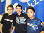 Matheus Reis, Lucas Siqueira e Nathan Saraiva