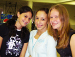 Sthefany Santos, Valria Fagundes e Taianara Tolves